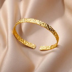 Adjustable Gold Cuff Bracelet