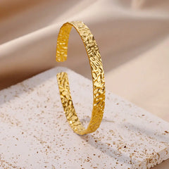 Adjustable Gold Cuff Bracelet