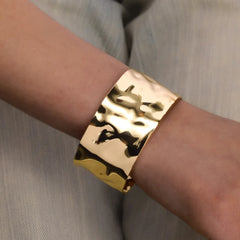 Gold Classic Cuff Bracelet