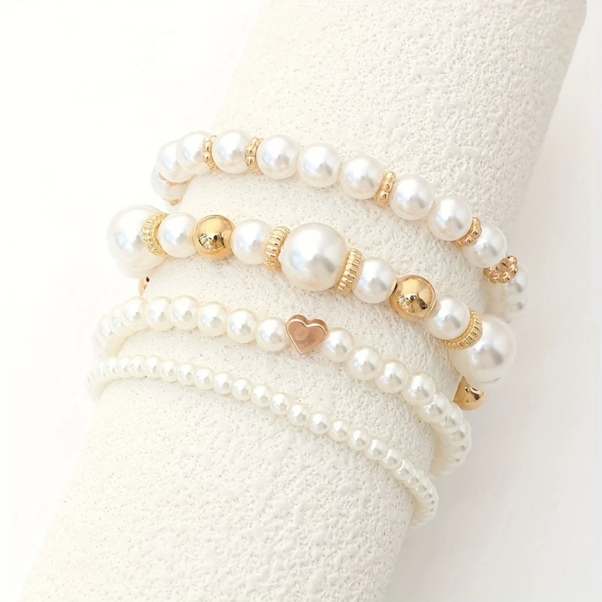 Love Pearl Bracelet Set