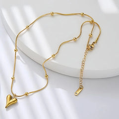 Golden Heart Necklace