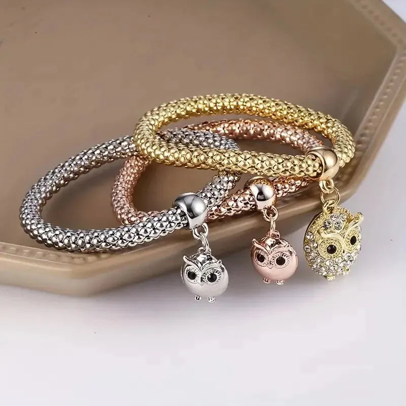 Charm Trio Bracelet Set