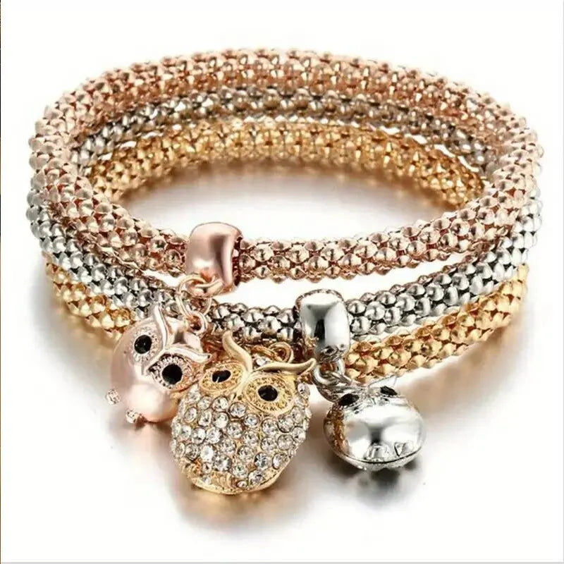 Charm Trio Bracelet Set