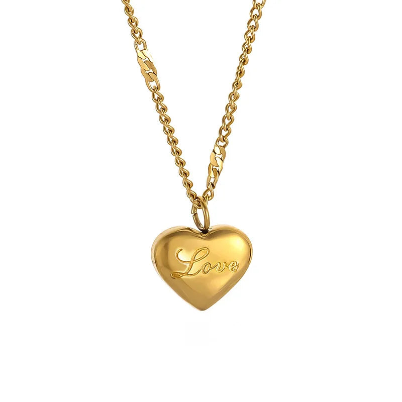 Gold Love Pendant