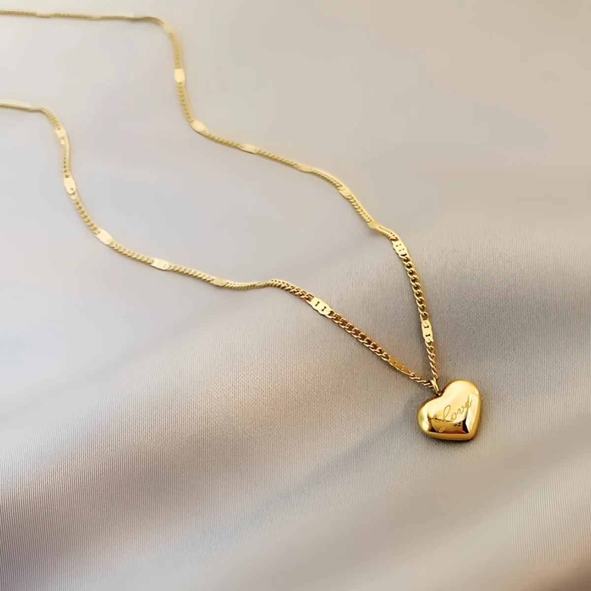 Gold Love Pendant