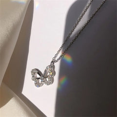 Crystal Butterfly Necklace