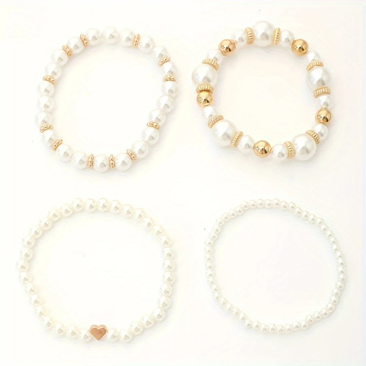 Love Pearl Bracelet Set