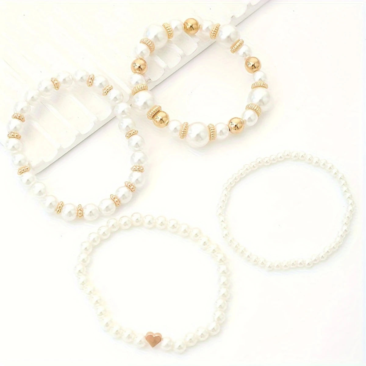 Love Pearl Bracelet Set